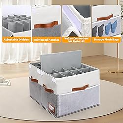 Supowin Shoe Organizer for Closet, Foldable Shoe