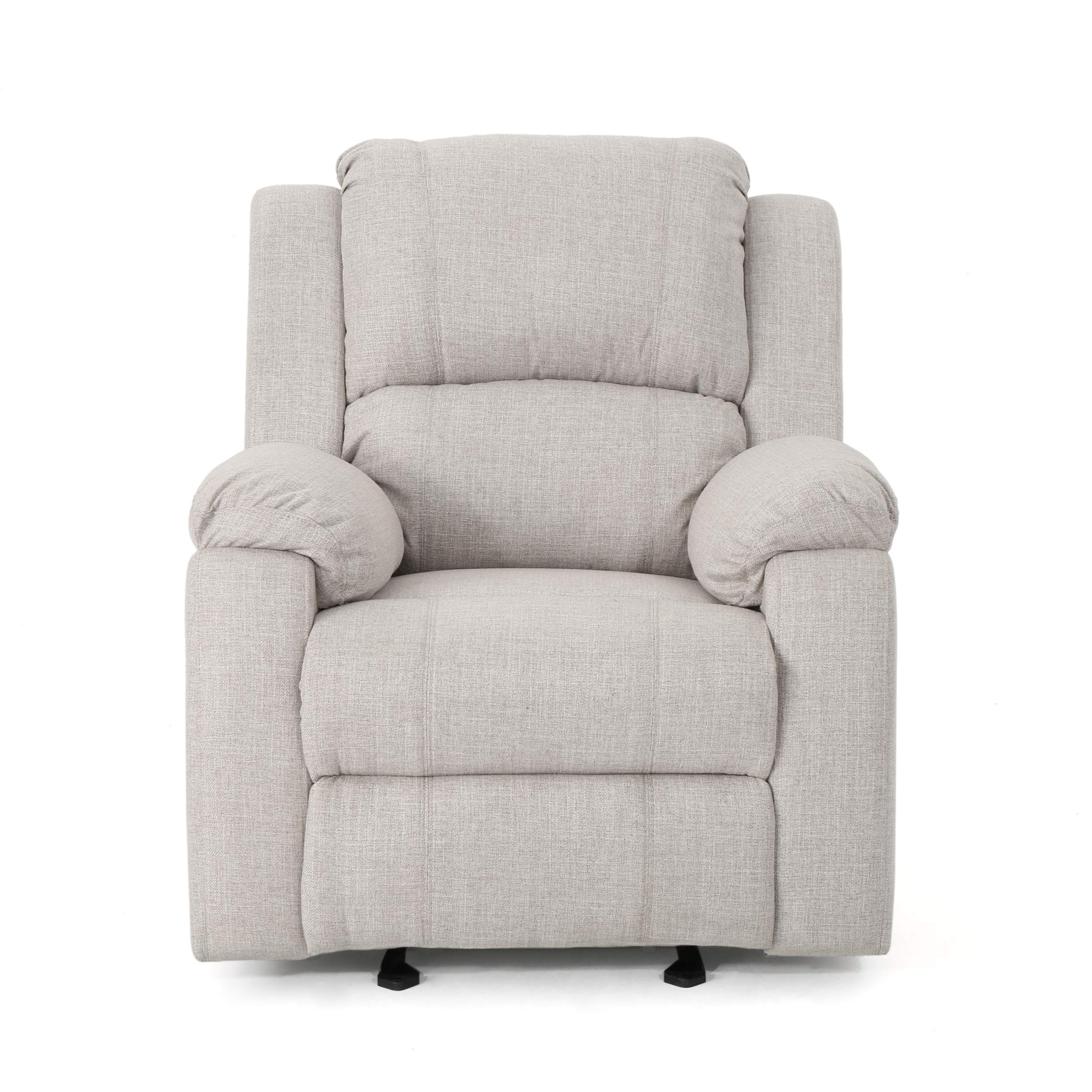 Michelle Gliding Recliner, Beige + Black