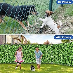UPGRADE 4'x42'Customized PVC Privacy Fence Screen