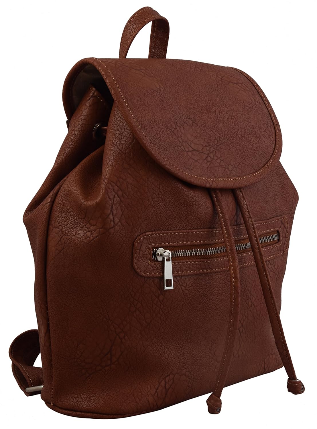 lychee bags women's pu backpack - rust (lbbppu55rt)