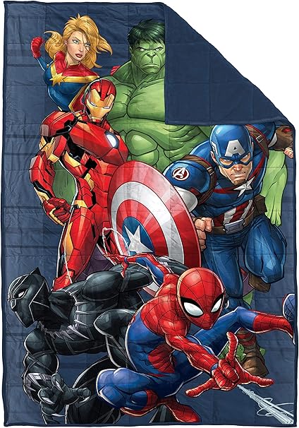 Squishybean Official Marvel Avengers Fleece Blanket Single Bed Sized Ironman Hulk Captain America Blanket 100 Cm X 150 Cm Plaid Coral Fleece Marvel Avengers Blanket Blankets Home Kitchen Jl Si
