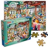 Ravensburger - Turn The Page Bookclub - 1000 Piece Jigsaw Puzzle - Stunning, Vivid Colors - Inspired Bookclub, Library, Coffee Shop Scene - Puzzles for Adults