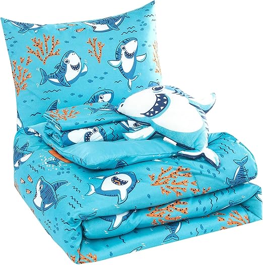 baby shark comforter set