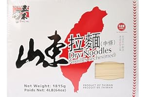 FQQF DragonMall Wu-Mu - Dry Noodle 4 LB (Med), 64.0 Ounce