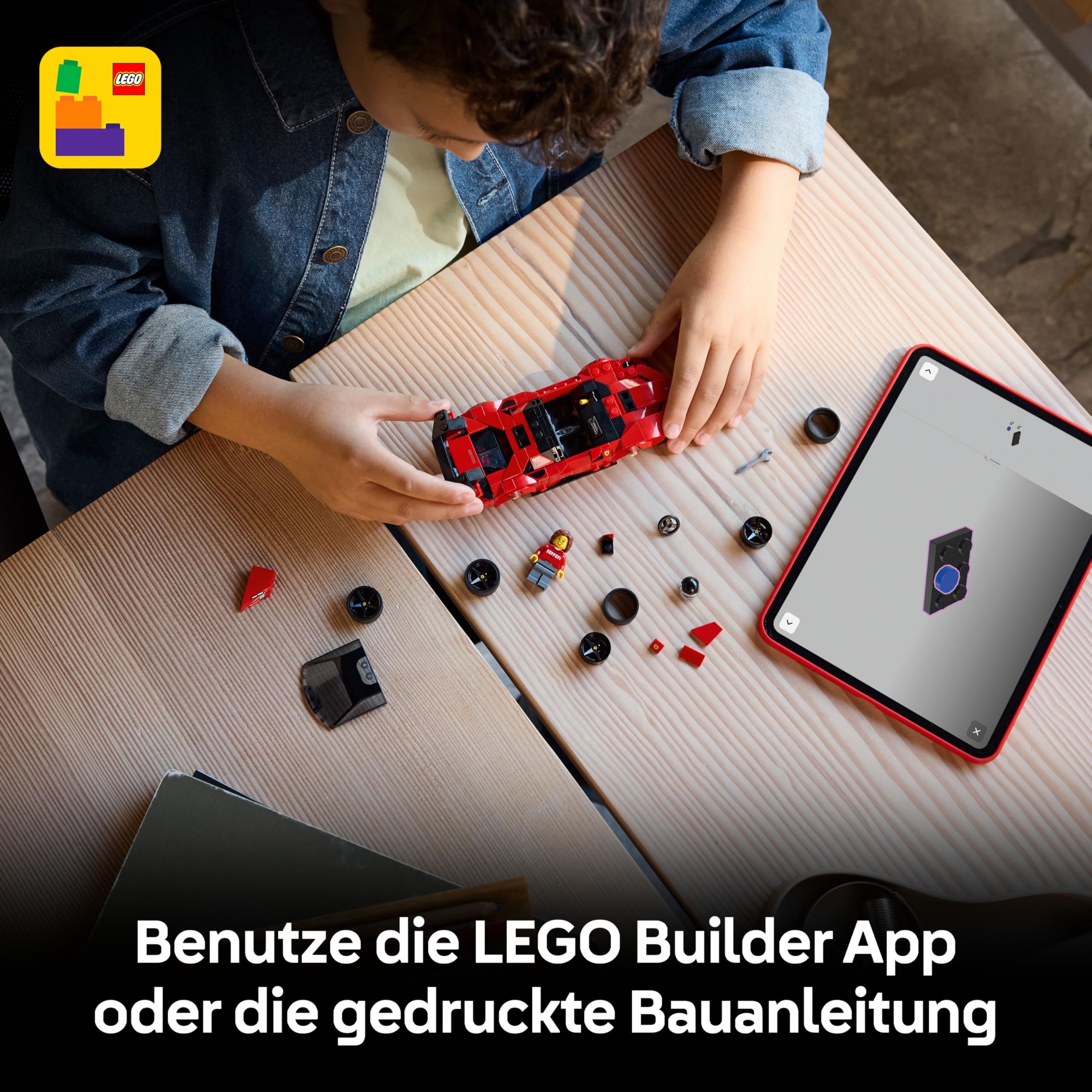 LEGO Speed Champions Ferrari SF90 XX Stradale Sportwagen - Modellbau mit sammelbarer Fahrer Minifigur - Geburtstagsgeschenkidee für Jungen ab 9 Jahren und Motorsportfans - 77254 6