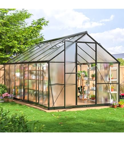 Amazon.com : AirWire 8x12 FT Greenhouse for Outdoors, Quick Setup