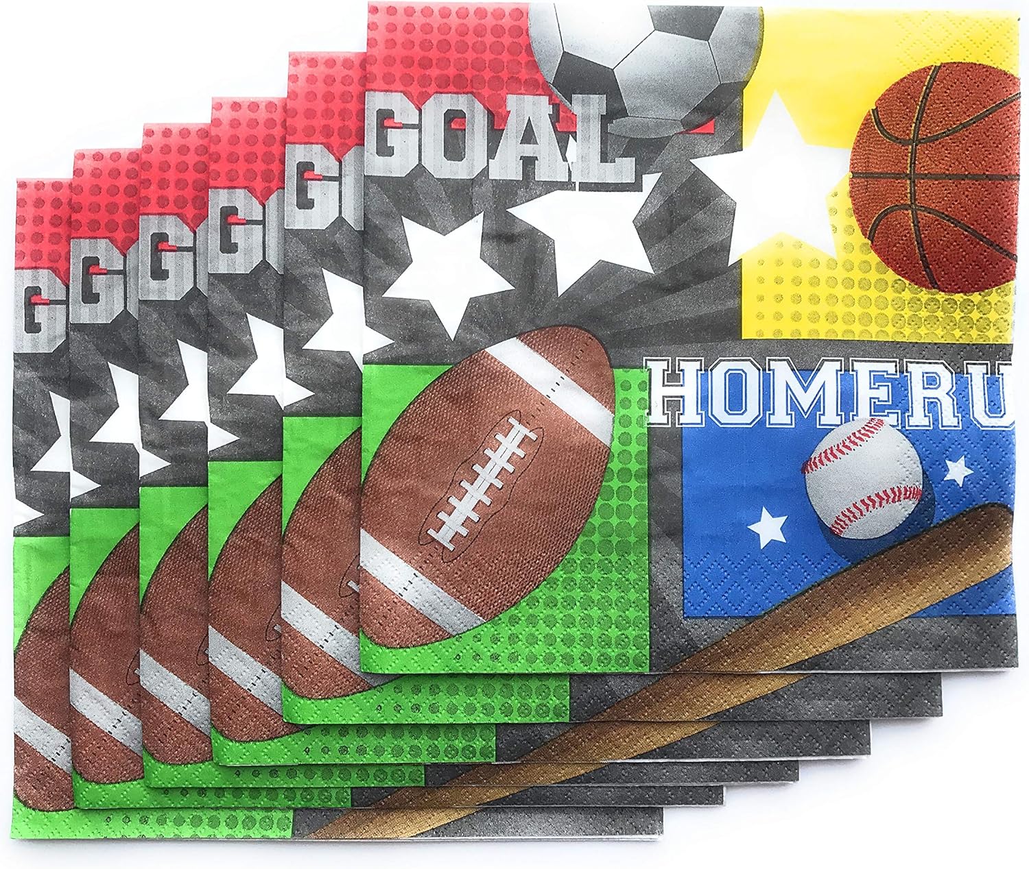 Amazon Com Sports Party Supplies For Boys Soccer Basketball
