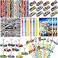 CZWXOXO 122 Pcs Race Car Party Favors Cars Birthday Party Supplies For Classroom Rewards,Cars Birthday Decorations Racing Party Gift Sets That Can Be Given To Friends