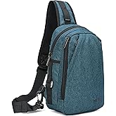 NICGID Sling Bag Chest Shoulder Backpack Crossbody Bags for Tablet Laptop Outdoor Hiking Men Women