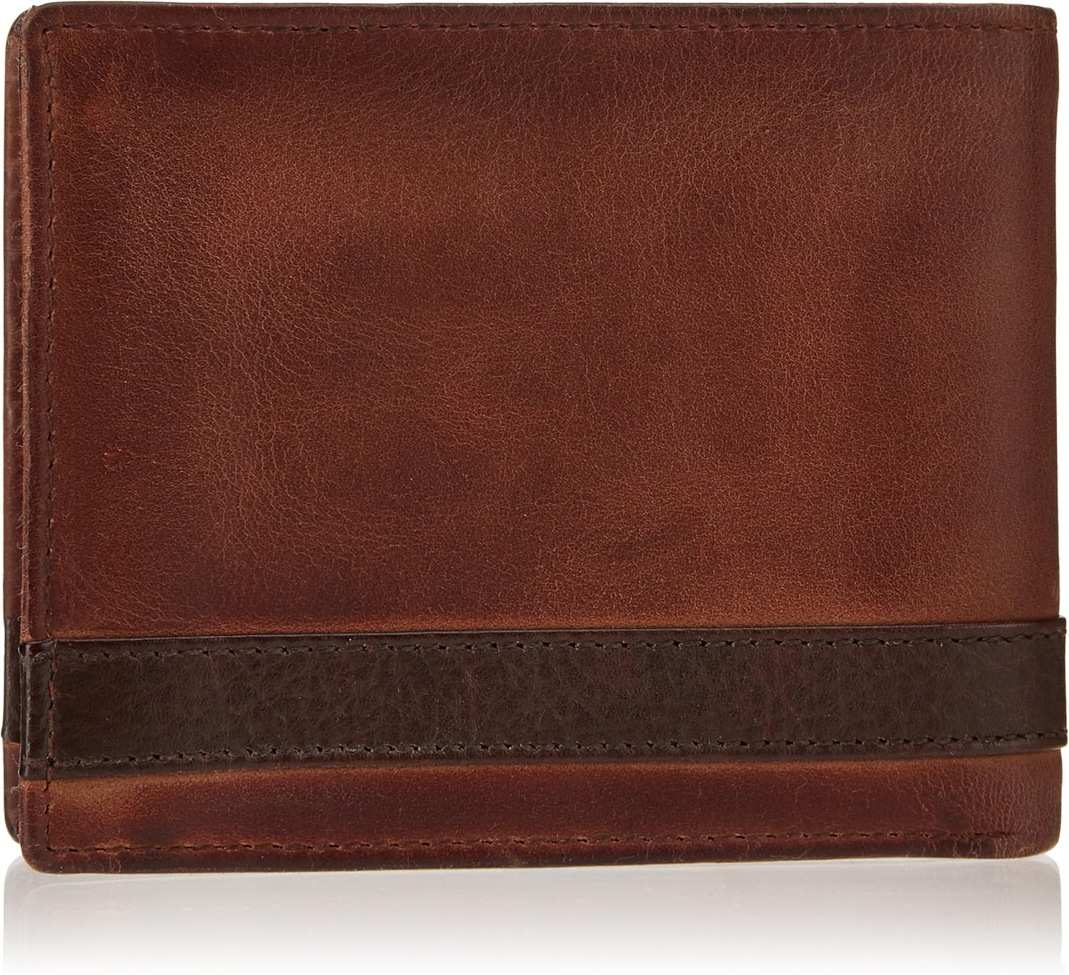 Fossil Men’s Quinn Leather Bifold wallet 11.43 cm L x 2.54 cm W x 9.525