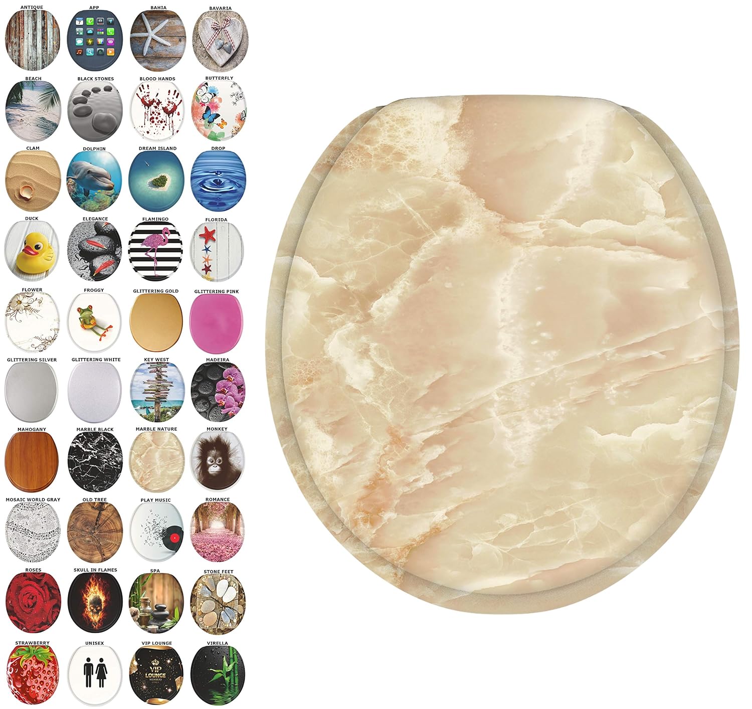 Best soft dark brown toilet seat