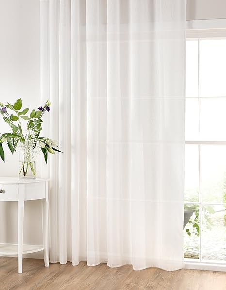 Showpiece Curtains And Voiles Extra Wide Cotton Rich Heavy Voile
