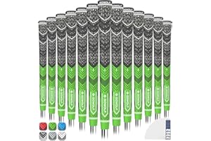 Gowolf Golf Grip Cord Rubber Multi-compound Golf Driver Irons Club Choose 13 Grips with 15pcs Tapes Or Full Kit choose one