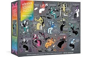 Women in Science Puzzle: Fearless Pioneers Who Changed The World 500-Piece Jigsaw Puzzle & Poster : Jigsaw Puzzles for Adults