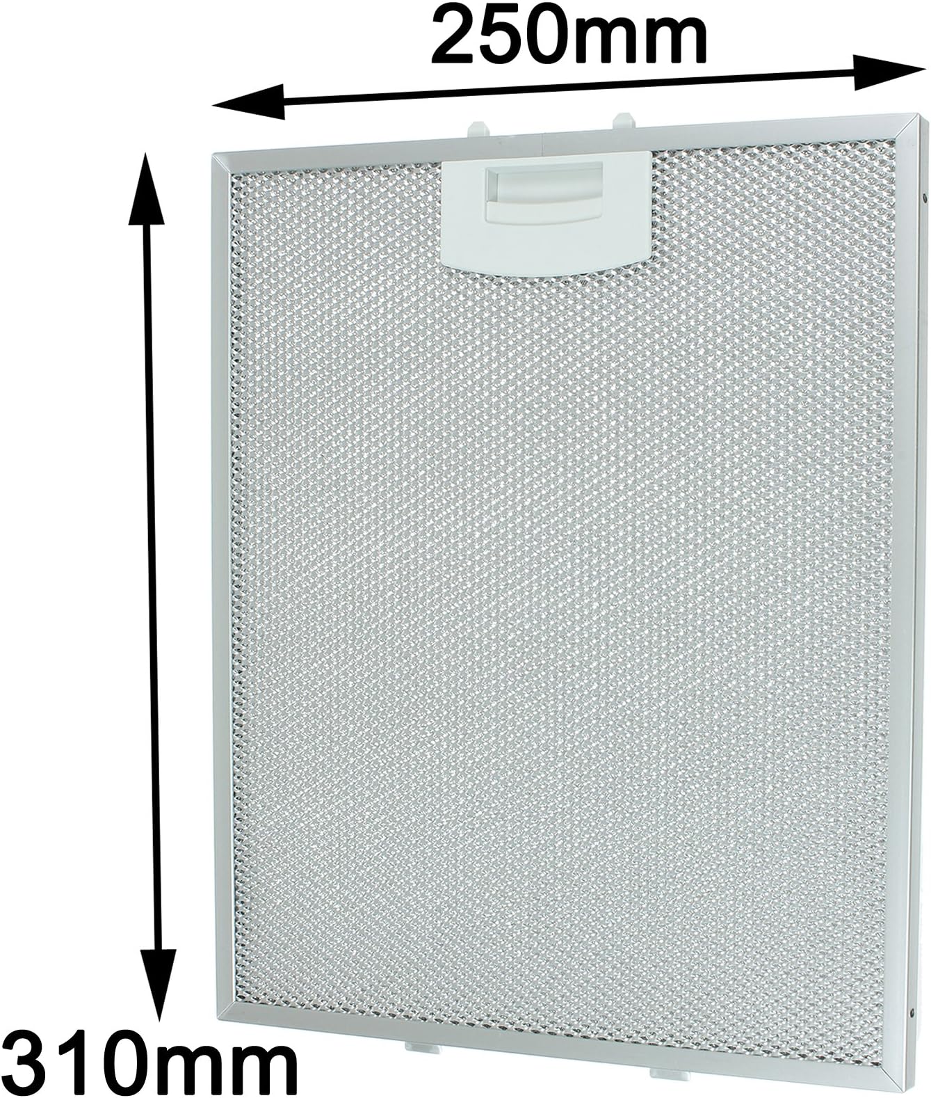 Spares2goVent Extractor Metal Mesh Filter for Tecnik Cooker Hood Vent (250 x 310 mm)