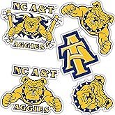 Desert Cactus North Carolina A&T State University Sticker Aggies NC A&T Sticker Vinyl Decals Laptop Water Bottle Car Scrapbook Sheet T2 (Type 2)