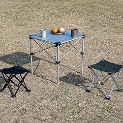 iClimb Lightweight Stable Alu. Folding Square Table