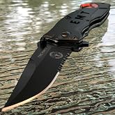 Tac Force Assisted Opening Rescue EMS EMT Tactical Pocket Folding Stainless Steel Blade Knife Outdoor Survival Camping Hunting