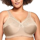 Glamorise Full Figure Plus Size MagicLift Original Support Bra Wirefree #1000