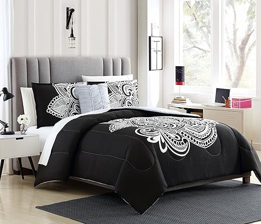 Amazon Com Lemon Spice Dylan 4 Piece Full Queen Comforter Set