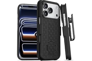 MOTIVE for iPhone 17 Pro Holster Case, Belt Clip Case for iPhone 17 Pro, Shell Holster Combo i Phone 17 Pro, Slim Rugged Drop Shockproof Protective Cover with Kickstand (6.3") | Ranger v1 Series