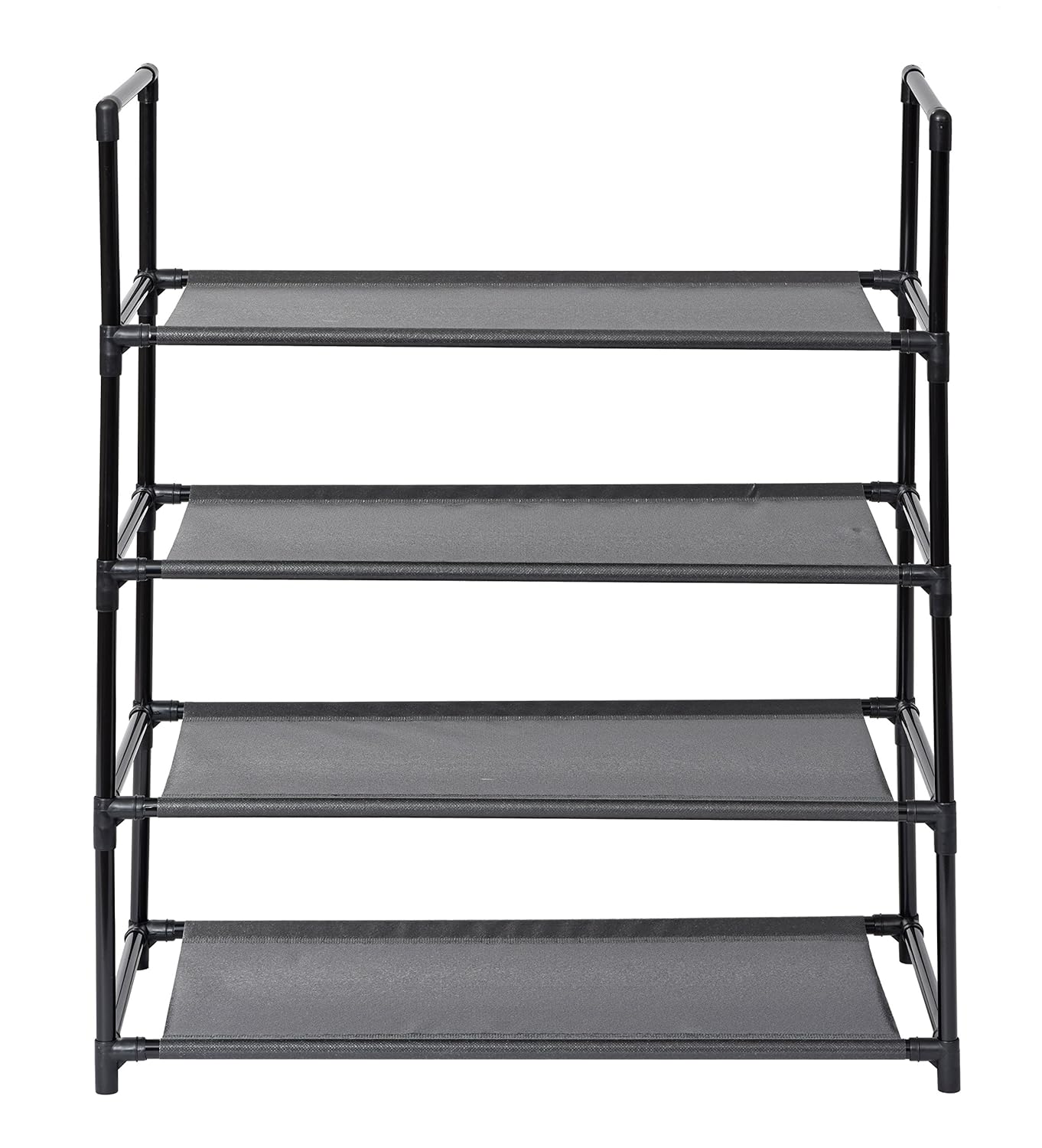 Best Muscle Rack 4-Level Shoe Rack (Black)