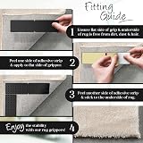Medipaq Rug Grippers 8-Pack Non Slip Rug Underlay for Laminate & Wood Floors view 3