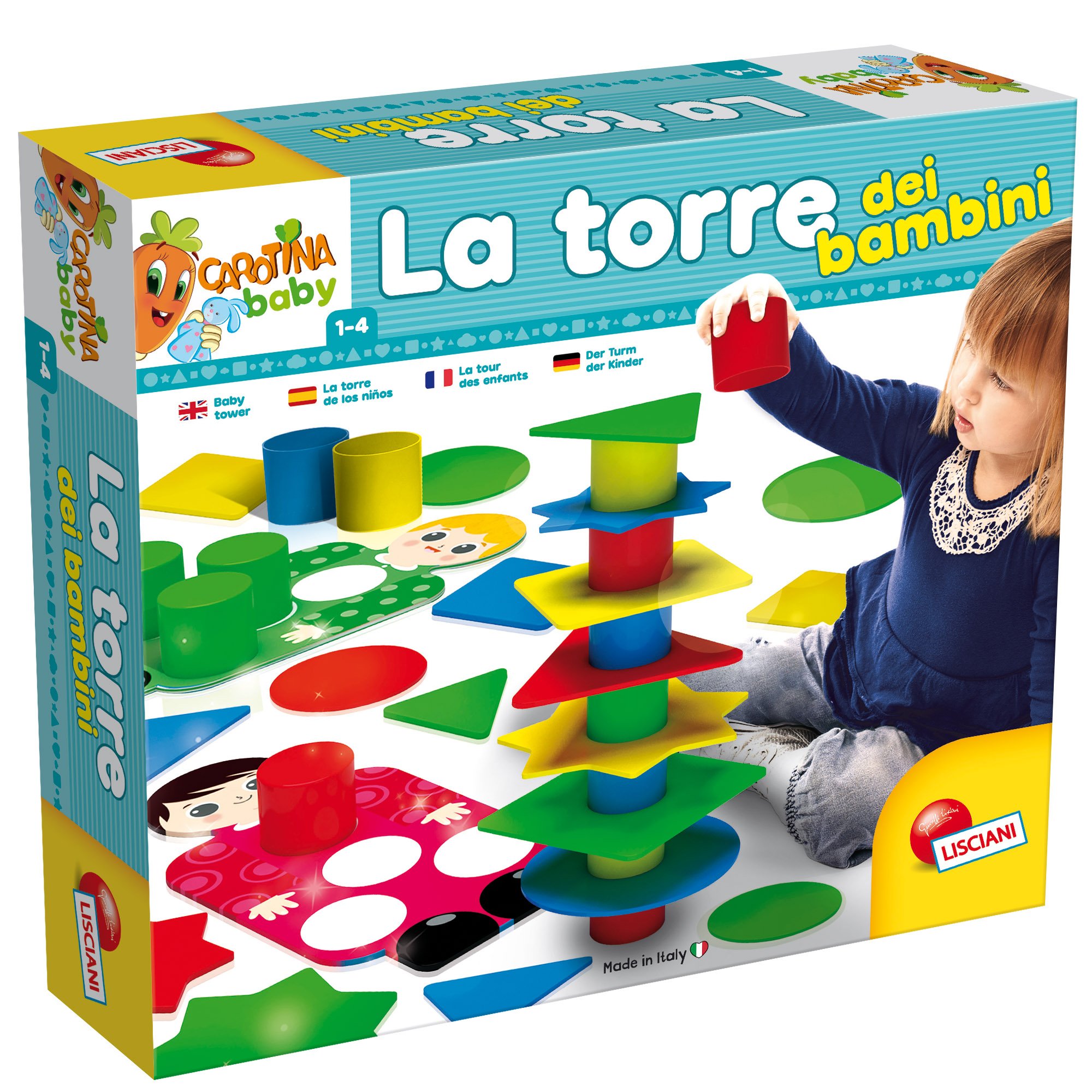 Liscianigiochi 58549 Baby Carrotina, The Tower of Children