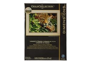 Dimensions 70-35300 Needlecrafts Counted Cross Stitch, Leopard in Repose