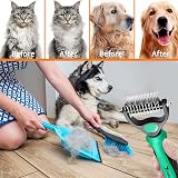 Candure Dematting Comb for Dogs Cats 2 in 1 Double Sided Stainless Steel Rake view 8