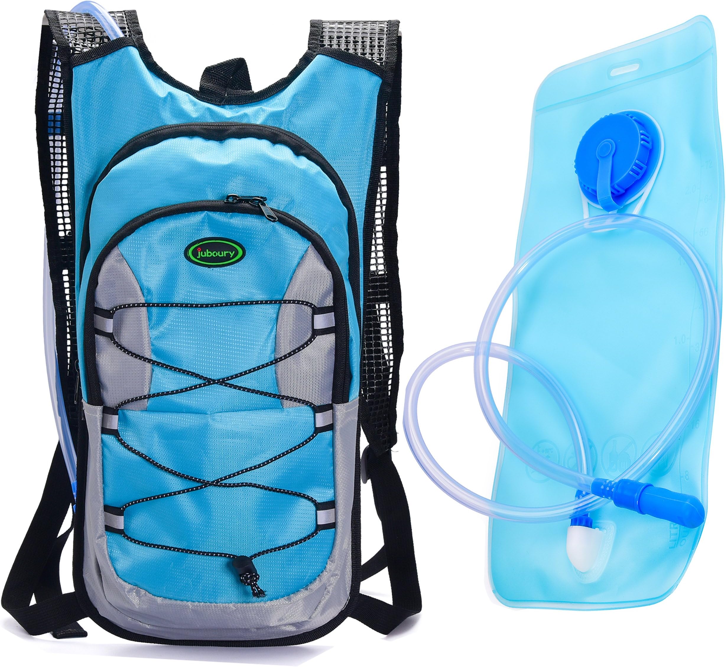 Juboury Hydration Backpack-Hydration Rucksack Bag Includes Free 2L Water Bladder for Running, Hiking, Biking, and for All Other Outdoor Sports Where You Need Water