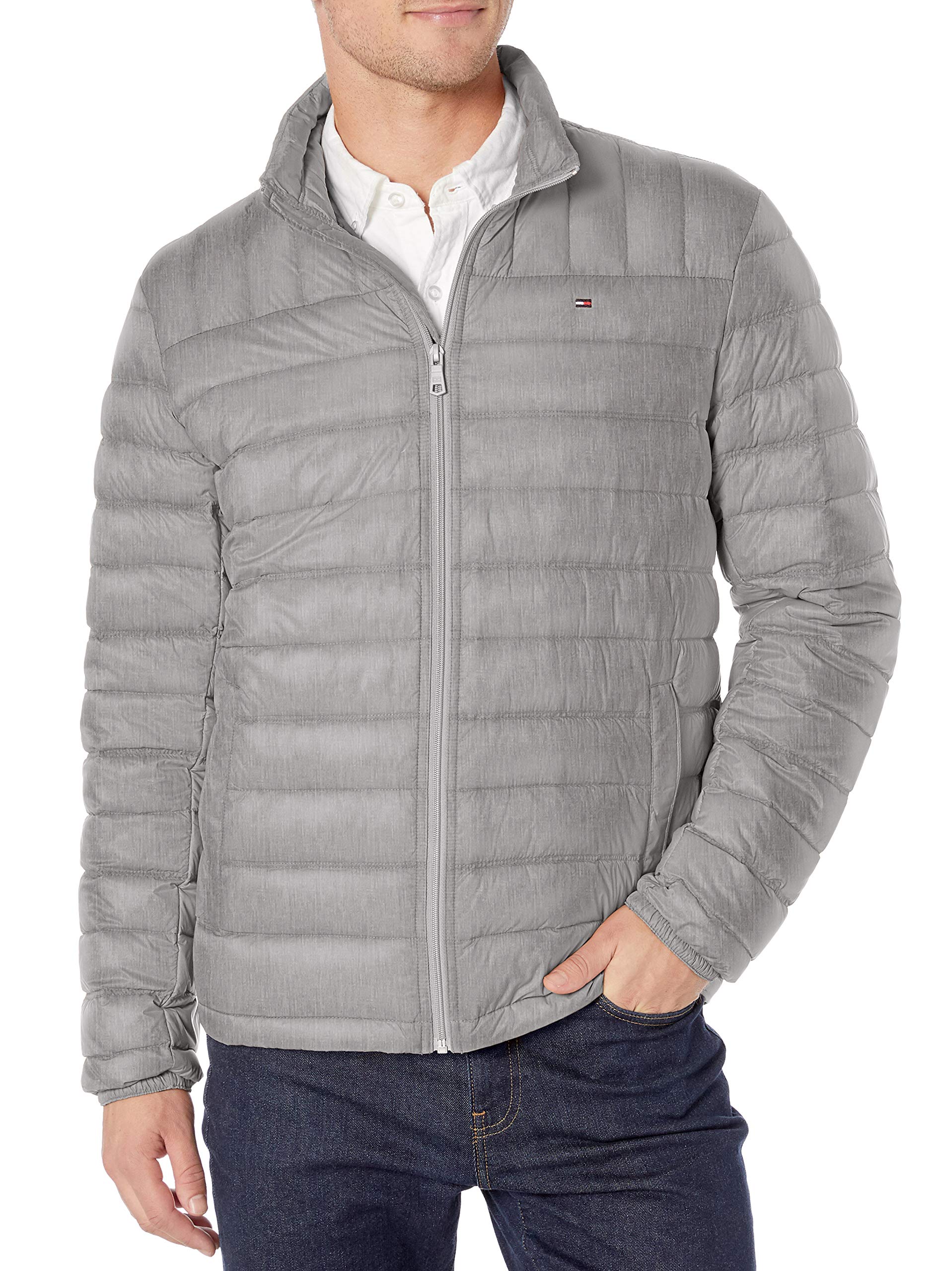 Tommy Hilfiger mens Packable Puffer Jacket Down