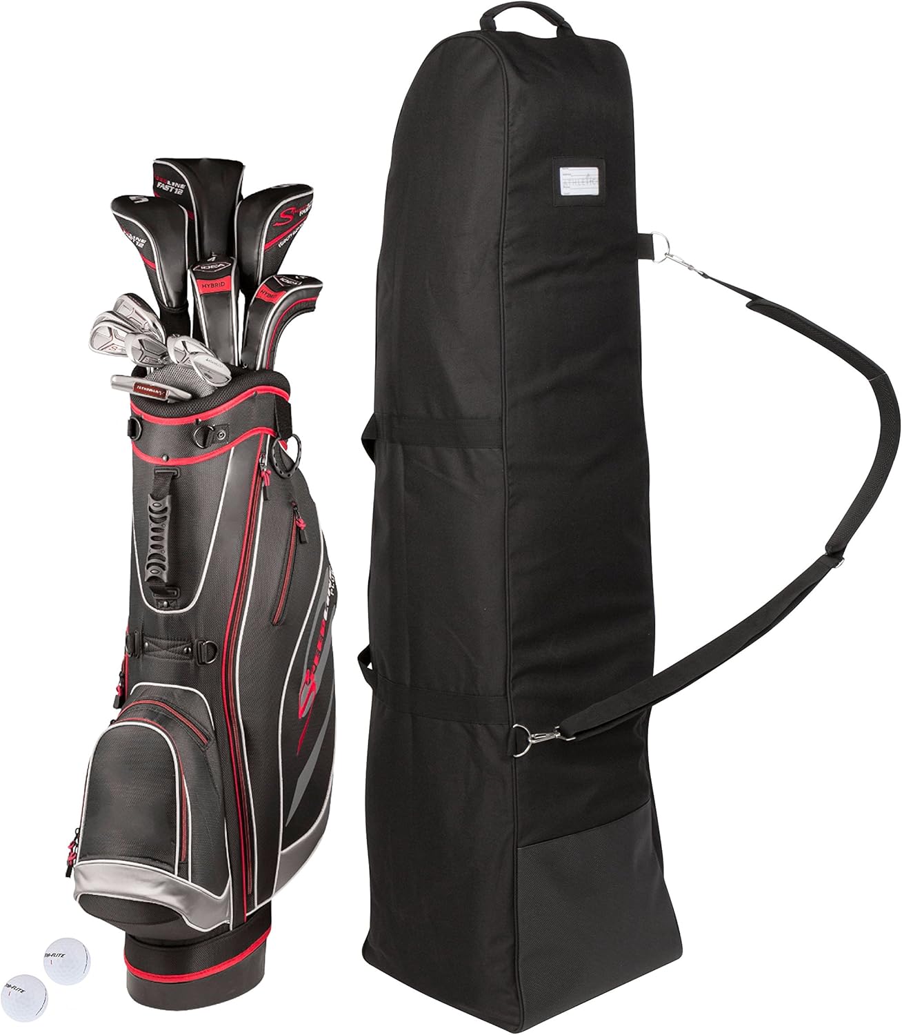 Athletico Padded Golf Travel Bag Golf Club Travel Cover To Carry Golf Bags And Protect Your