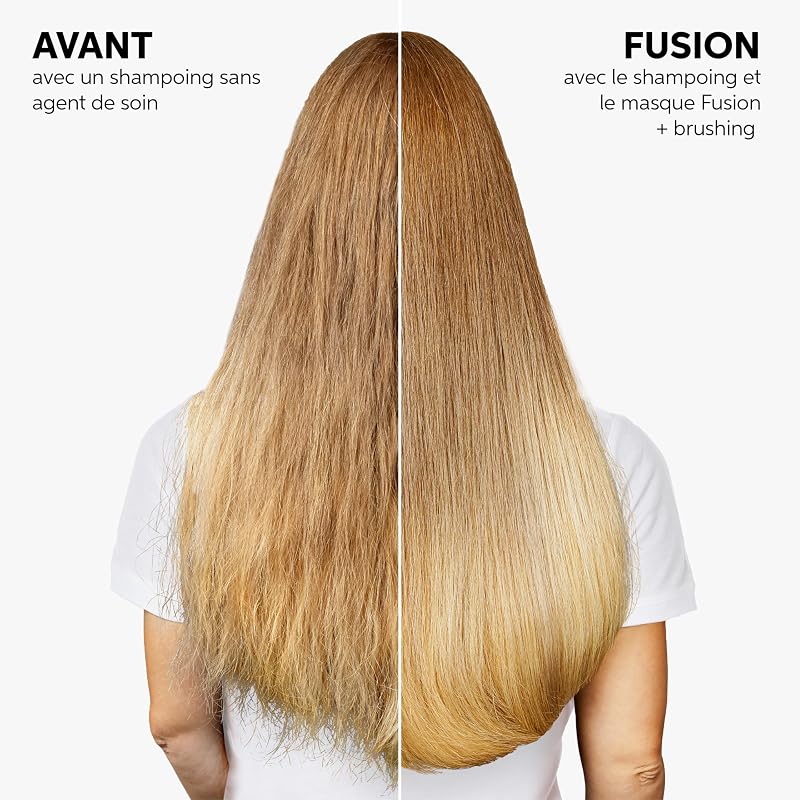 FUSION Masque Cheveux Réparation Intense - Nourrit, Démêle, Prévient la Casse & Apporte Brillance - Cheveux Secs et Abîmés 75ml