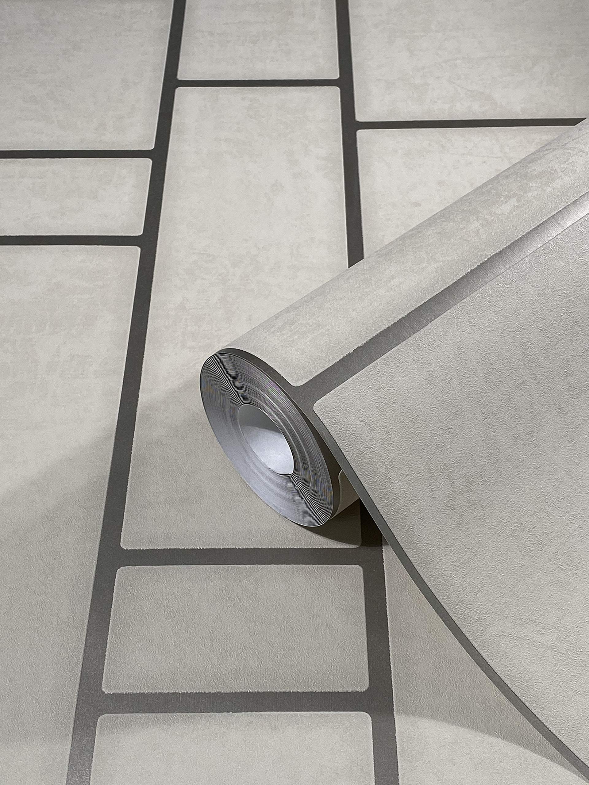 Wallpaper Beige Graphical Pattern Modern for Living Room Bedroom or Kitchen high Quality Non Woven wallcovering Wall Paper Made in Germany 10,05 x 0,53m