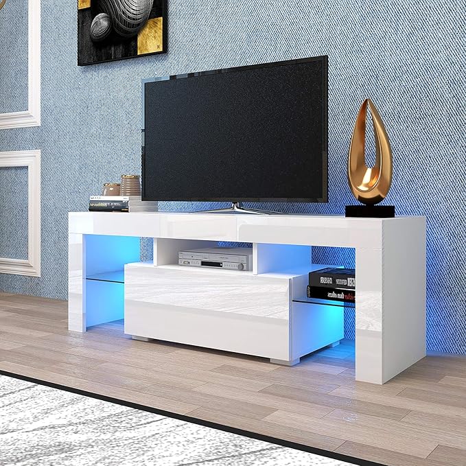 TV Stand with LED Lights 65 inch TV Stand Television Stands