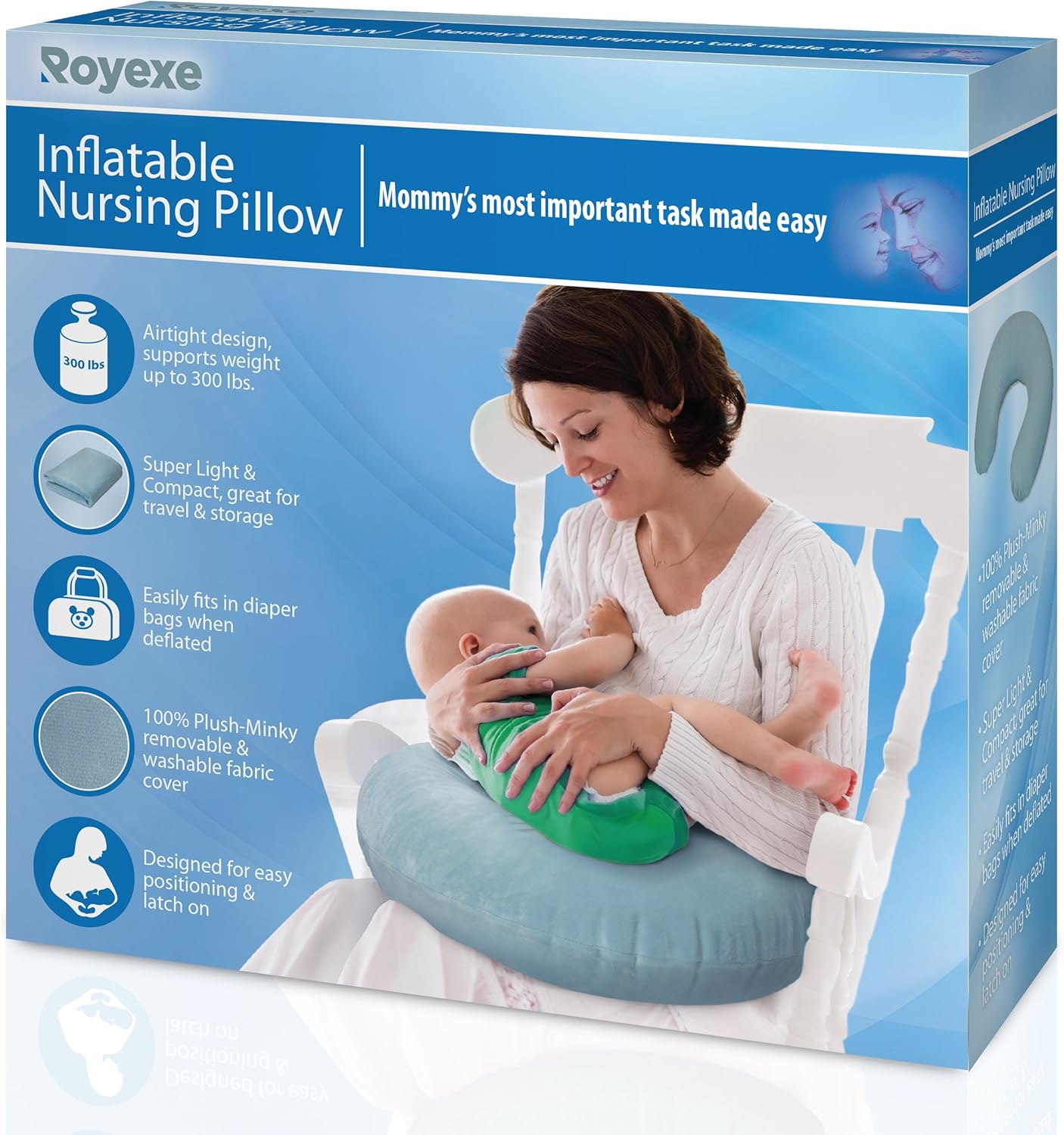 inflatable feeding pillow