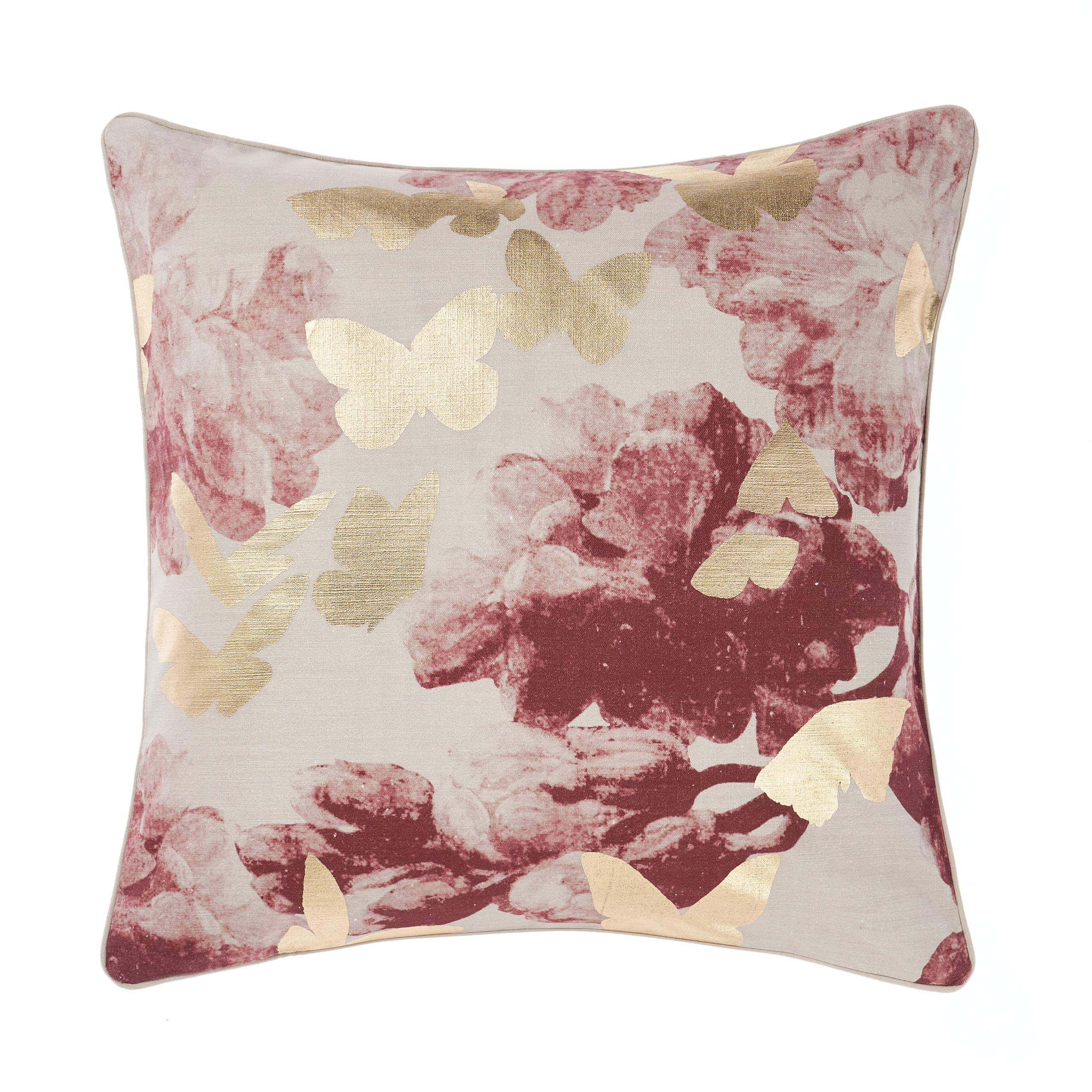 Linen House Floraine Feather Filled Cushion, Multi, 48 x 48cm