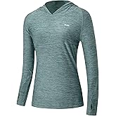 Willit Women's UPF 50+ Sun Protection Hoodie SPF Shirt Long Sleeve Hiking Fishing Outdoor Shirt Lightweight Hoodie