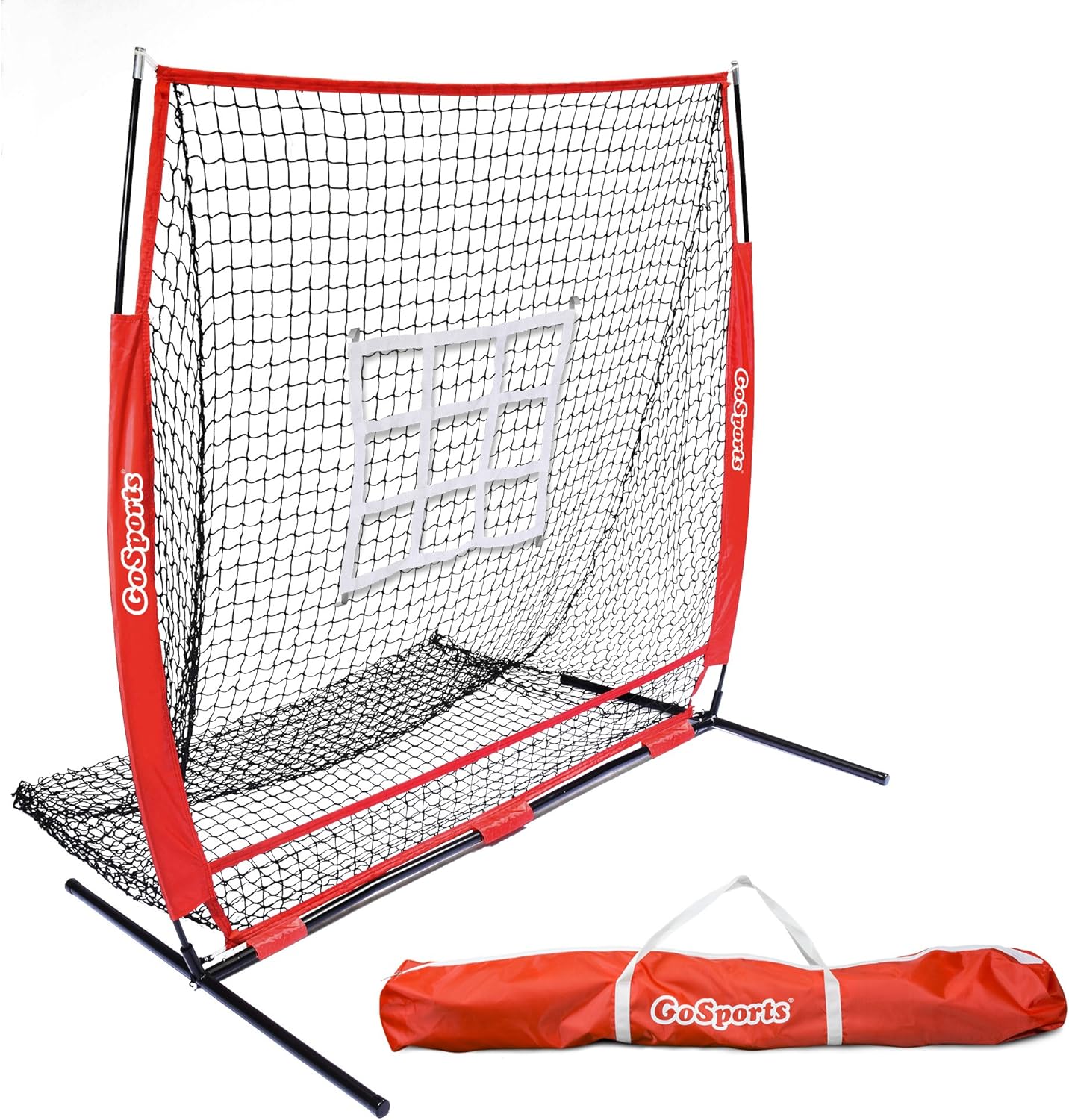GoSports 5'x5' Baseball & Softball Practice Pitching & Fielding Net