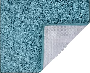 TOMORO Microfibers Non-Slip Bathroom Rug - Quick Dry, Super Absorbent and Soft Luxury Hotel Door Carpet Shower Shaggy Bath Mat Waterproof TPR Non-Skid Backing 20 x 32 inch