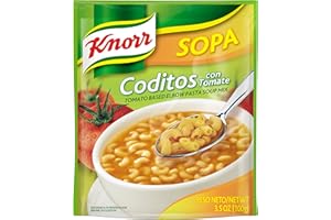 Knorr Sopa Pasta Soup Mix, Elbow Pasta Tomato 3.5 oz (Pack of 12)