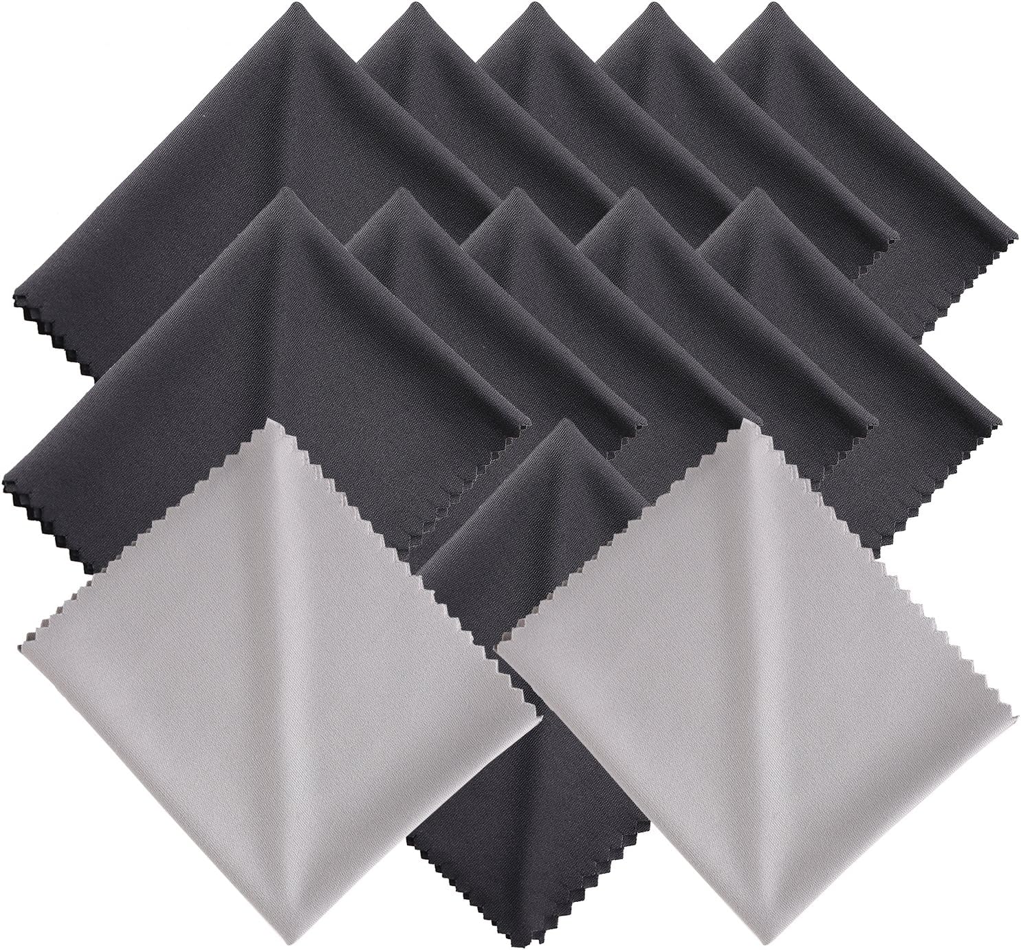 Yeeteem Ultra Premium Microfiber Screen Cleaning Cloths Pack of 13 for Cleaning Glasses, Spectacles, Camera Lenses, iPad, Tablets, Phones, iPhone, Android Phones, LCD Screens and Other Delicate Surfaces (13)