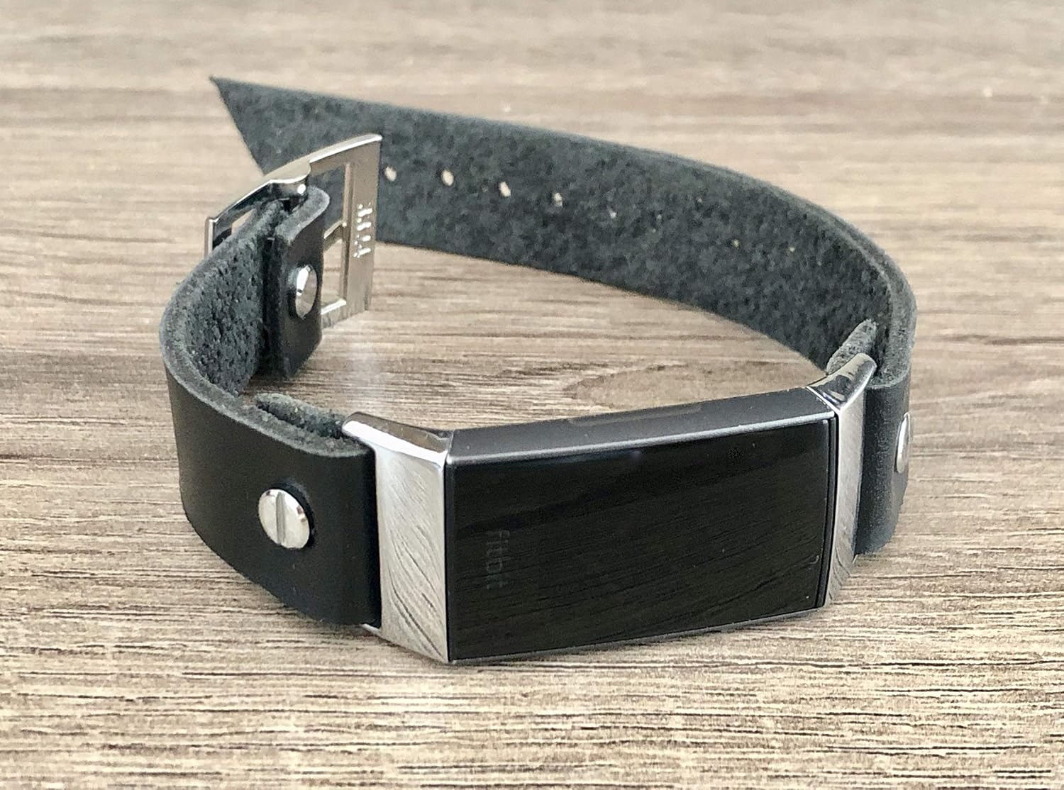 silver fitbit strap