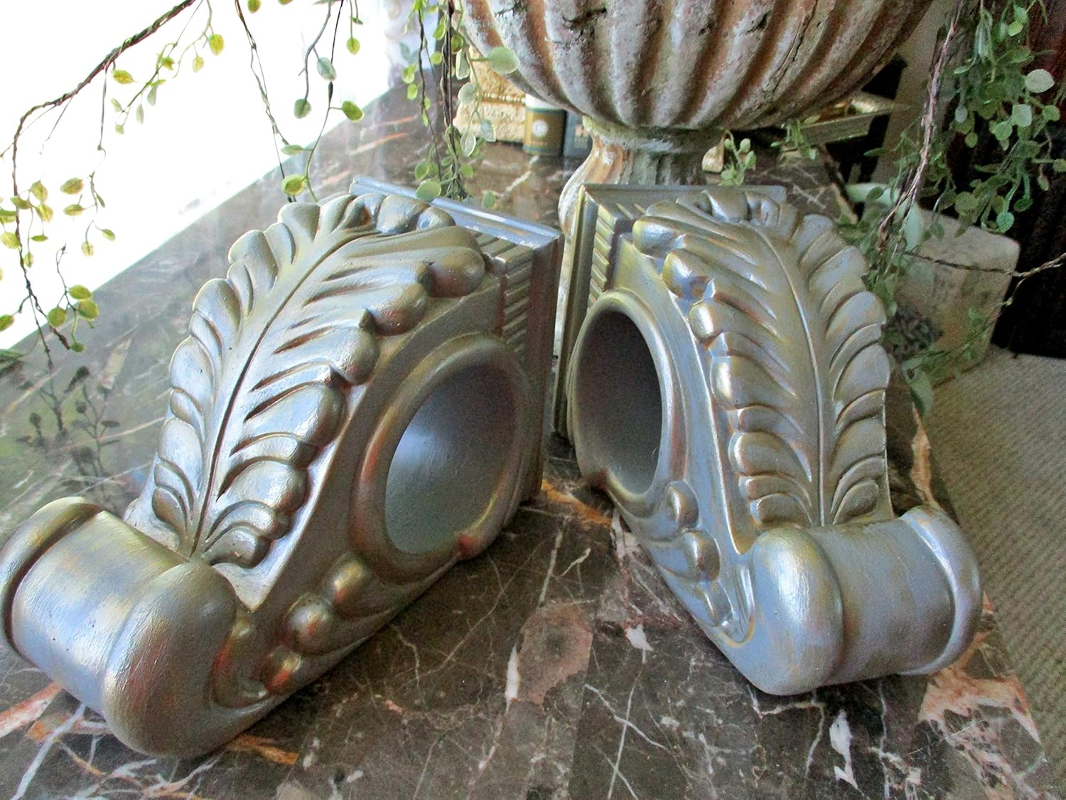 Amazon Com Draper Sconces Curtain Rods Holders Curtain Holders