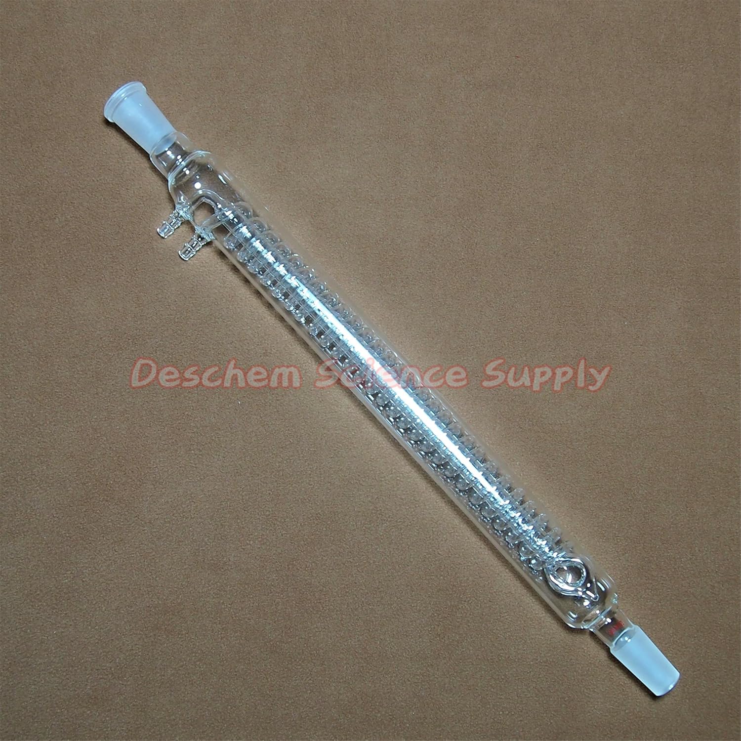 Deschem 500mm,24/40,Glass Spiral Reflux Condenser,Coil Condenser,Lab