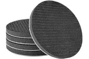 Junchamp 5 Inch Hook and Loop Soft Foams Buffering Pad Sponge Cushion Buffer Backing Pad 125 mm Soft Density Interface Pads H