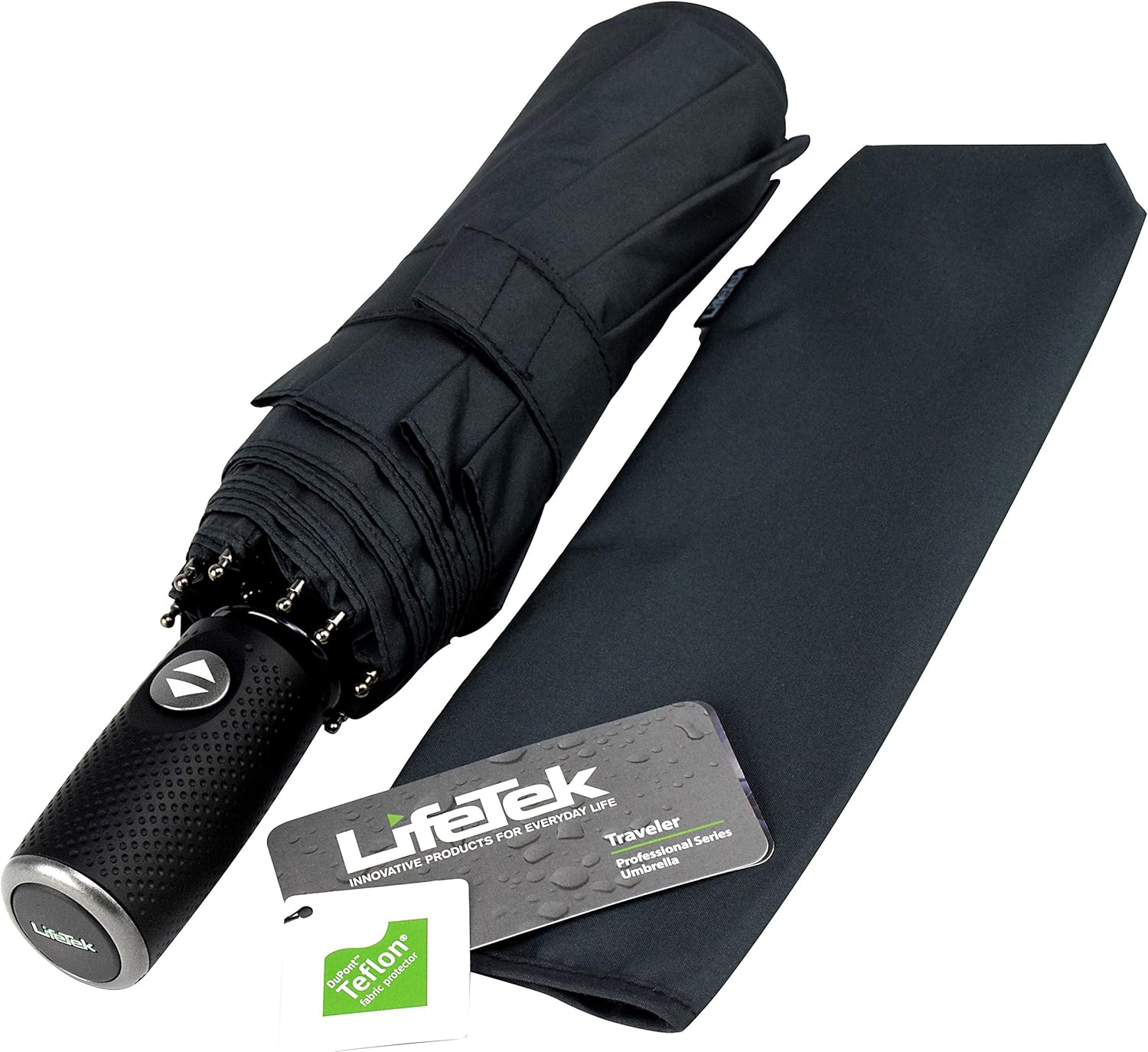 lifetek windproof travel umbrella