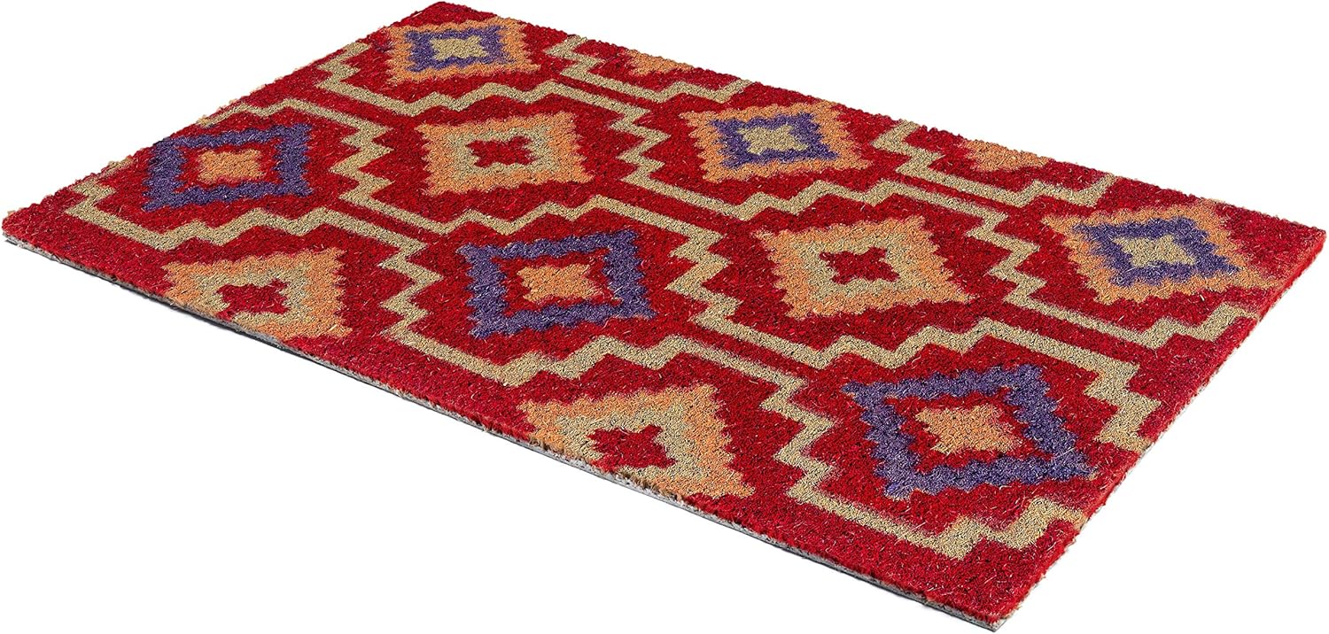 FAB HAB Handwoven, Extra Thin Doormat Entryway Door mat for Patio