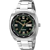 SEIKO Men's Automatic Watch - Recraft Series | Stainless Steel Case and Bracelet, Day/date Calendar, 50m Water Resistant, 41 Hour Power Reserve